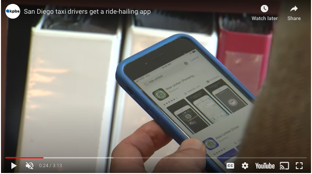 San Diego’s New Ride-Hailing app – “Ride United”